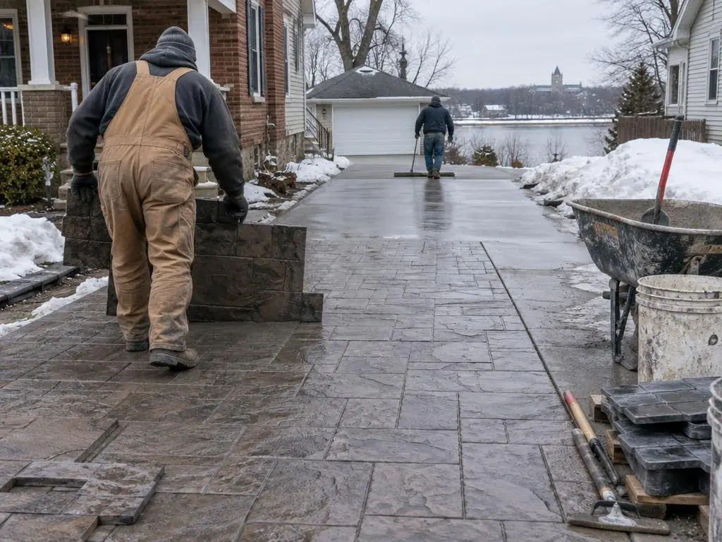Stamped Concrete in South Bend, IN
